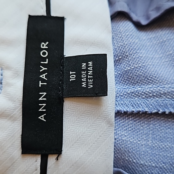 ANN TAYLOR The Straight Pant in Cross Weave Tall NWOT - Picture 6 of 8